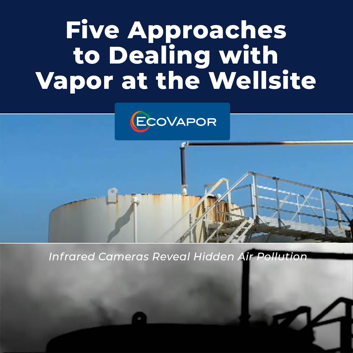 Vented Gas Visible Through Infrared Camera